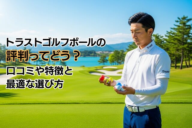 トラストゴルフボールの評判ってどう？口コミや特徴と最適な選び方