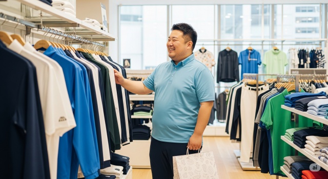 太ってる人のメンズゴルフウェア店舗のおすすめ