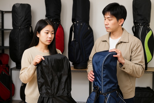 ゴルフバッグカバー100均の販売店と専門店の比較