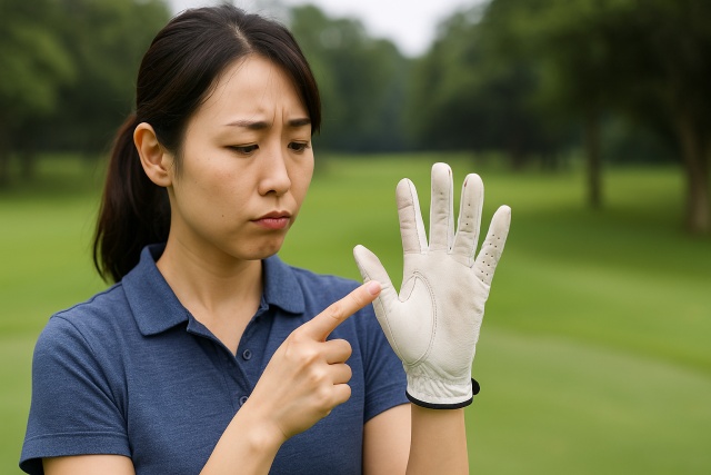 ゴルフグローブの寿命と見極める交換サイン