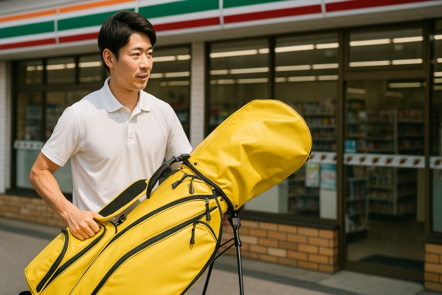 ゴルフバッグの郵送をコンビニで行う方法と流れ