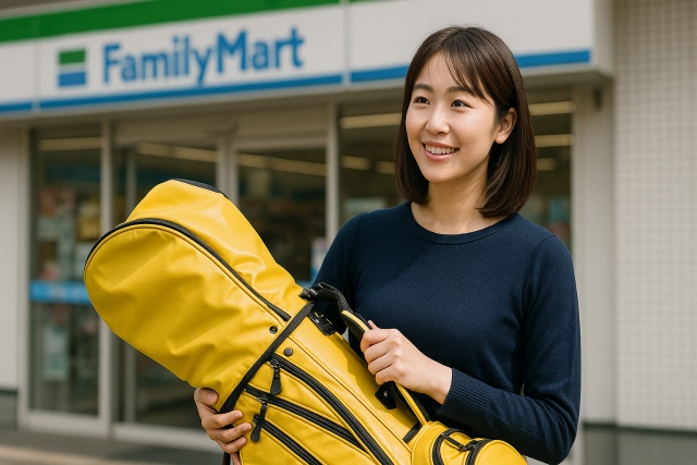 ゴルフバッグの郵送ができるコンビニって？