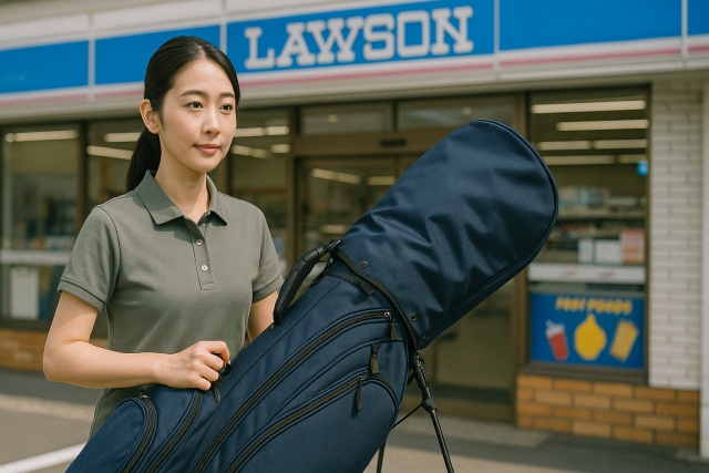 ローソンでゴルフバッグを郵送する方法