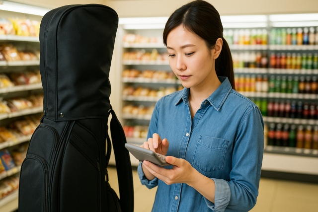 ゴルフバッグ郵送をコンビニで済ませる料金と準備