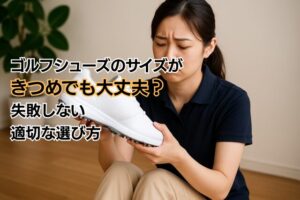 ゴルフシューズのサイズがきつめでも大丈夫?失敗しない適切な選び方