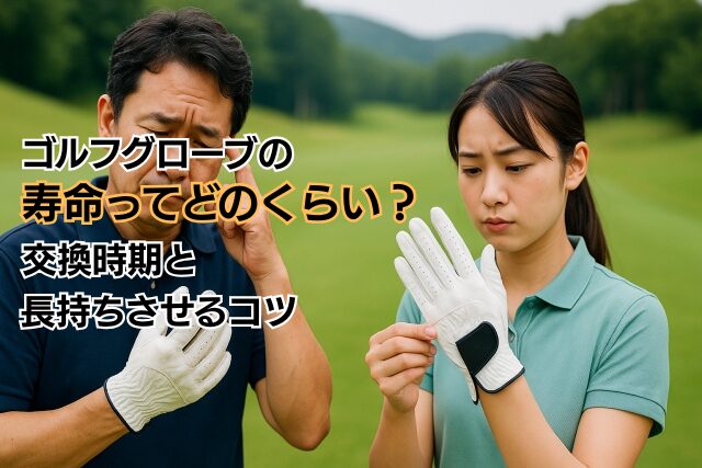 ゴルフグローブの寿命ってどのくらい？交換時期と長持ちさせるコツ