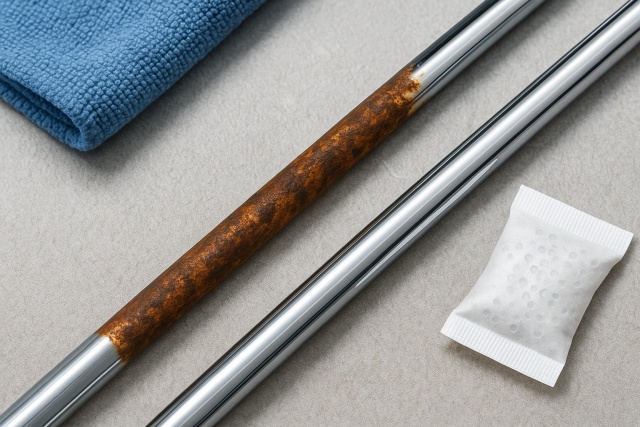 シャフトが錆びるリスクと対策