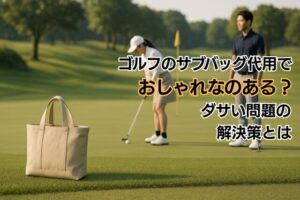 ゴルフのサブバッグ代用でおしゃれなのある？ダサい問題の解決策とは