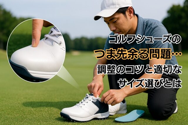 ゴルフシューズのつま先余る問題…調整のコツと適切なサイズ選びとは