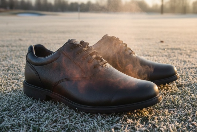 夏のゴルフシューズは熱を反射する白が断然涼しい