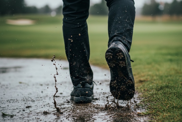 雨の日の泥汚れが気にならない黒の実用的な強み