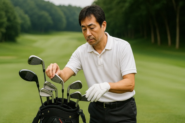 鉛による調整でリシャフトせずにフローを整える