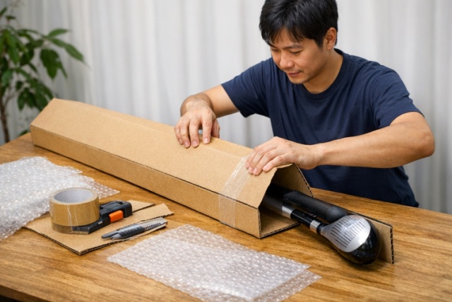 ゴルフクラブ発送に段ボールや100均を活用する総括