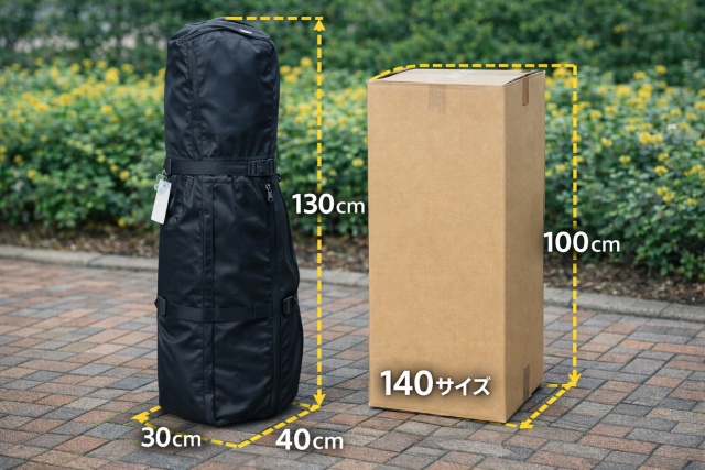 宅配便の140サイズで送るための梱包術