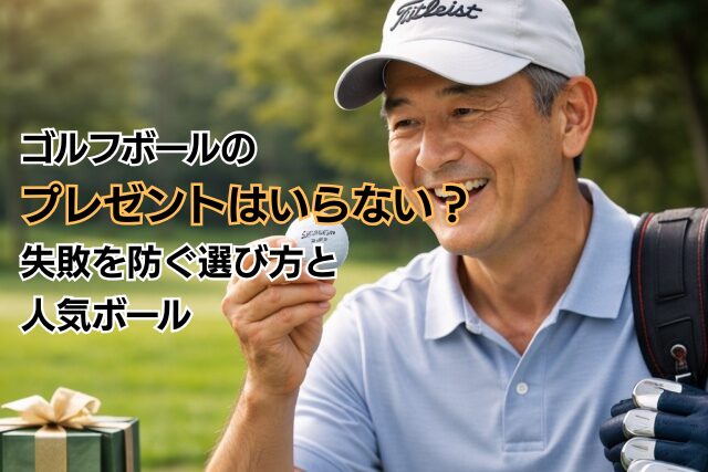 ゴルフボールのプレゼントはいらない？失敗を防ぐ選び方と人気ボール