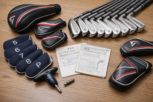 付属品を揃えてゴルフ用品を高く売る戦術