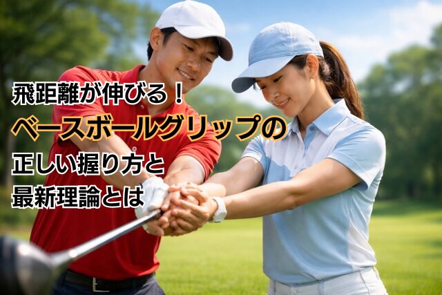 飛距離が伸びる！ベースボールグリップの正しい握り方と最新理論とは
