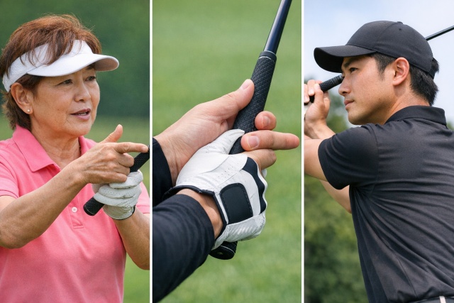 究極のリズムを刻む岡本綾子のグリップ哲学