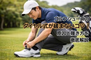 ゴルフシューズのダイヤル式が緩まないコツ!原因と履き方を徹底解説