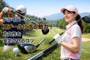 ドライバーシャフトをスチールにする魅力！方向性を安定させるコツ