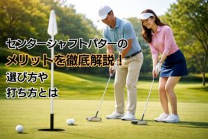 センターシャフトパターのメリットを徹底解説!選び方や打ち方とは