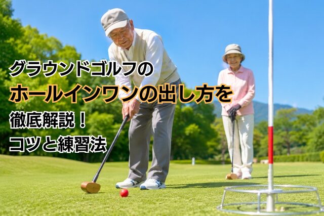 グラウンドゴルフのホールインワンの出し方を徹底解説！コツと練習法