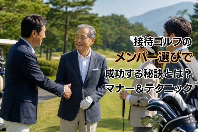 接待ゴルフのメンバー選びで成功する秘訣とは？マナー＆テクニック