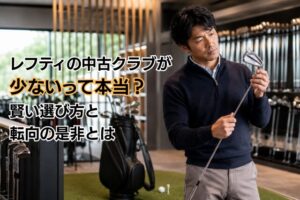 レフティの中古クラブが少ないって本当?賢い選び方と転向の是非とは